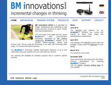 Tablet Screenshot of bm-innovations.com